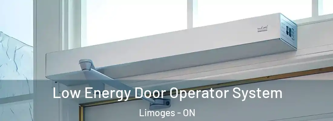  Low Energy Door Operator System Limoges - ON