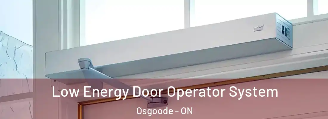  Low Energy Door Operator System Osgoode - ON