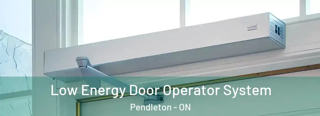  Low Energy Door Operator System Pendleton - ON