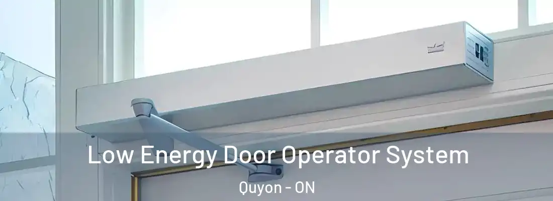  Low Energy Door Operator System Quyon - ON
