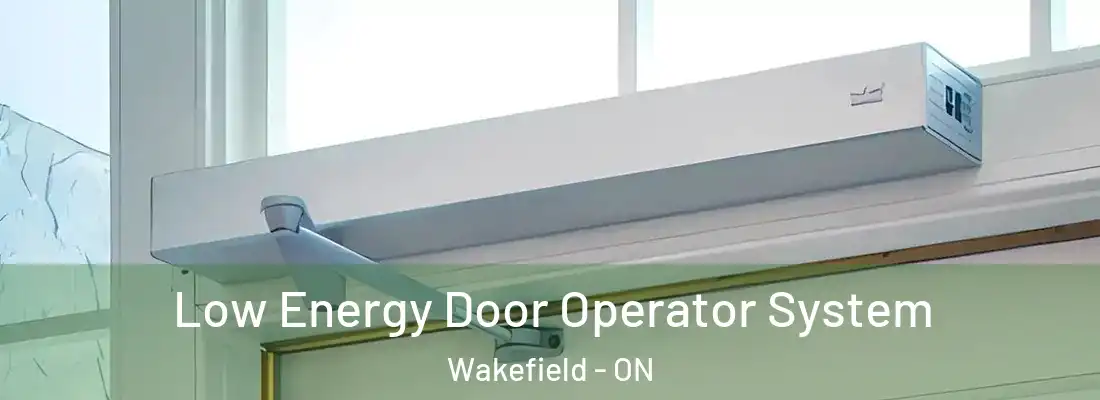  Low Energy Door Operator System Wakefield - ON