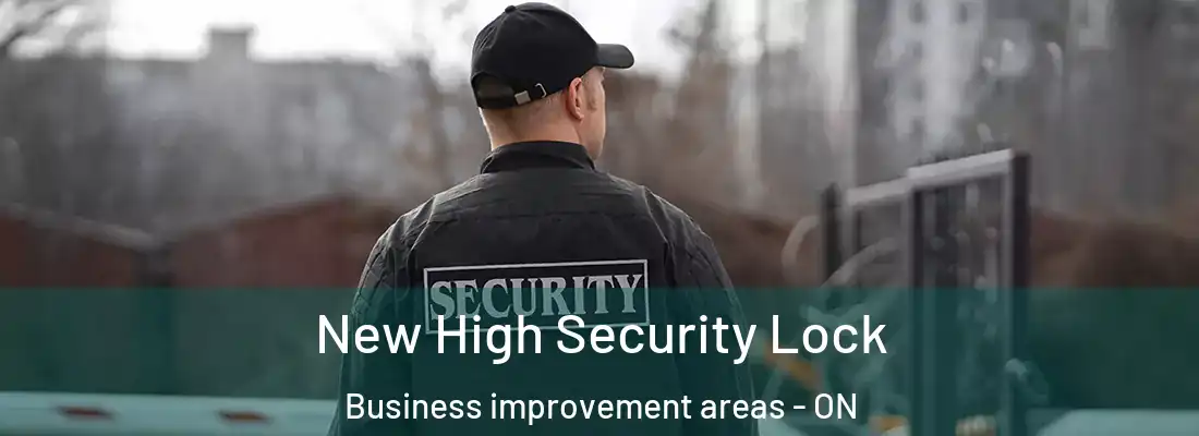  New High Security Lock Business improvement areas - ON