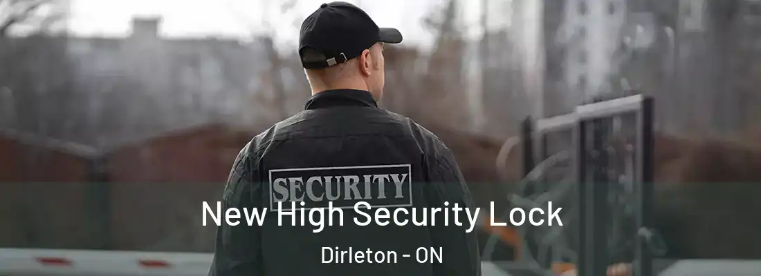  New High Security Lock Dirleton - ON
