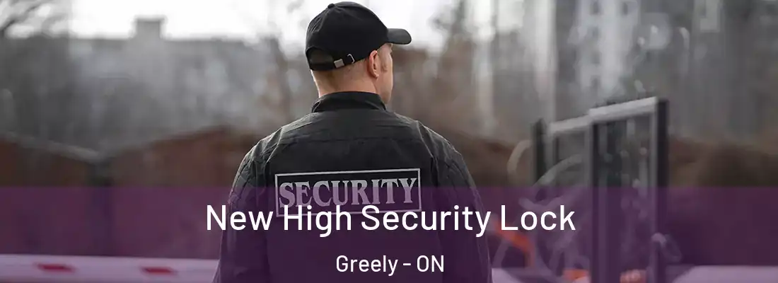  New High Security Lock Greely - ON