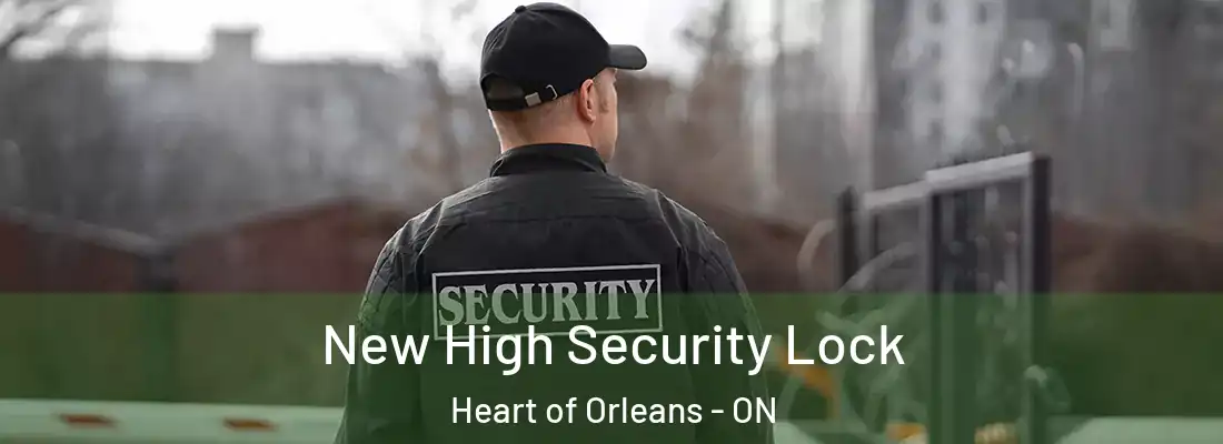  New High Security Lock Heart of Orleans - ON