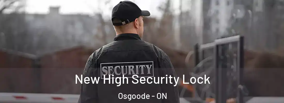  New High Security Lock Osgoode - ON