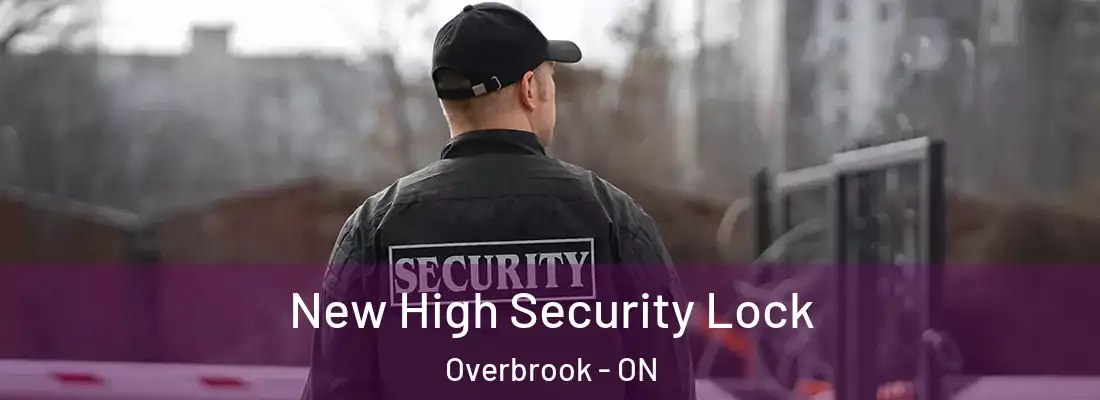  New High Security Lock Overbrook - ON