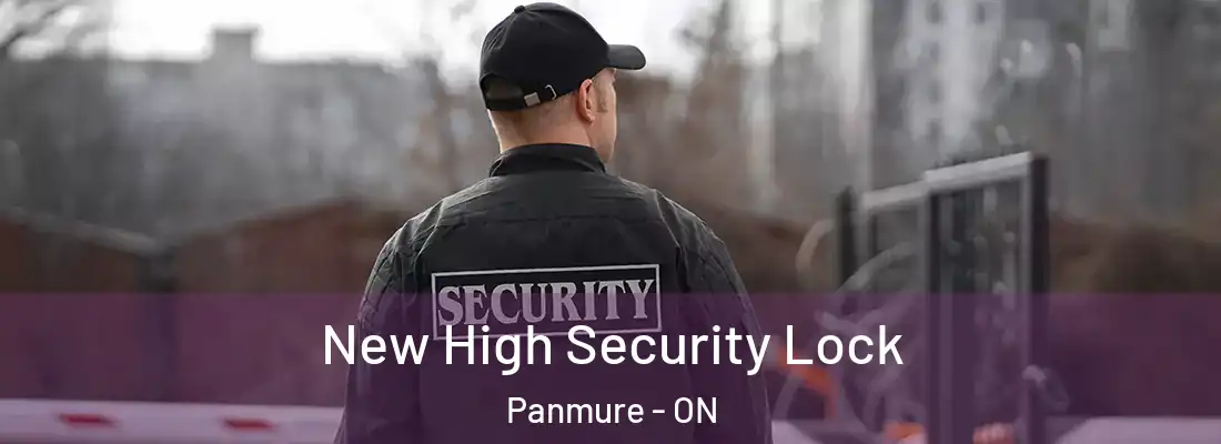  New High Security Lock Panmure - ON