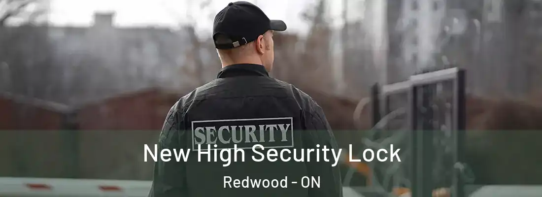  New High Security Lock Redwood - ON