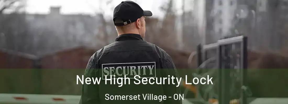  New High Security Lock Somerset Village - ON