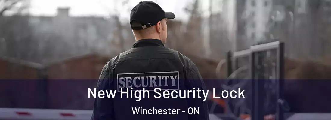  New High Security Lock Winchester - ON