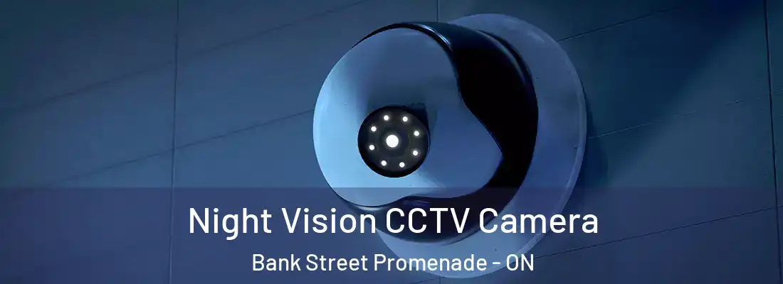  Night Vision CCTV Camera Bank Street Promenade - ON