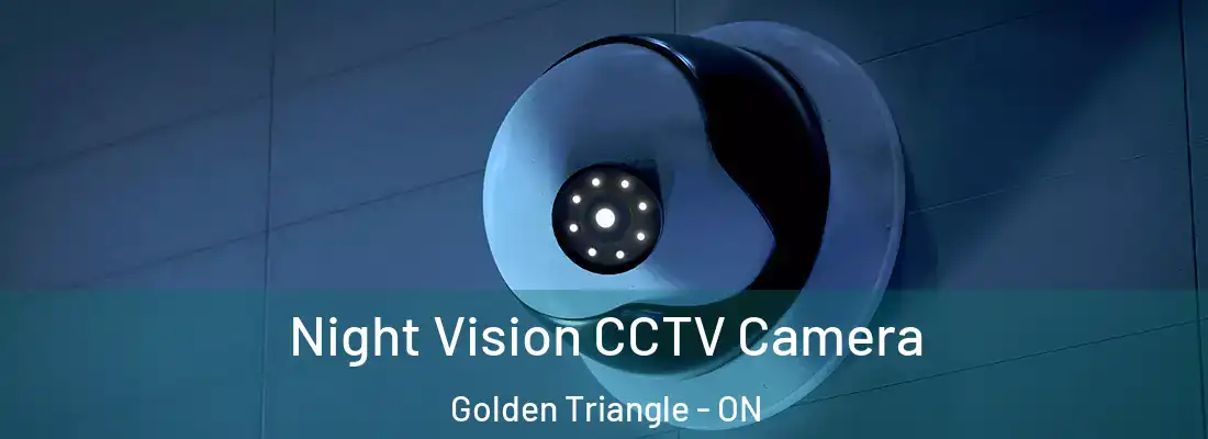  Night Vision CCTV Camera Golden Triangle - ON