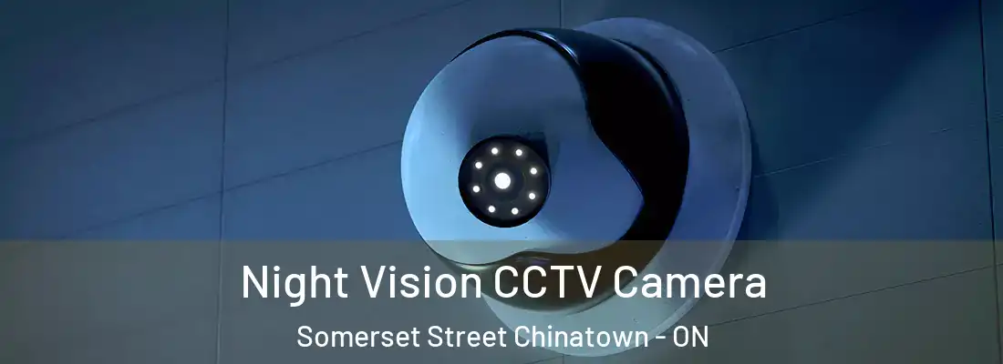  Night Vision CCTV Camera Somerset Street Chinatown - ON