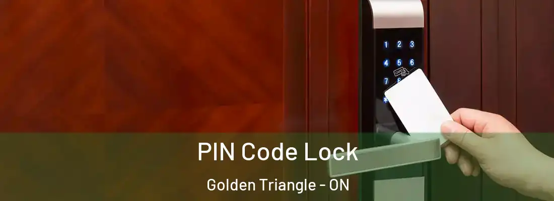  PIN Code Lock Golden Triangle - ON