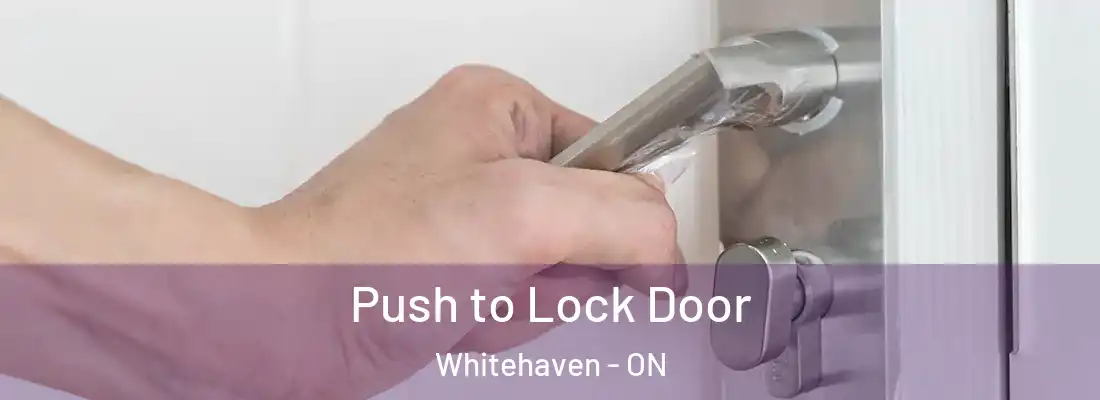  Push to Lock Door Whitehaven - ON
