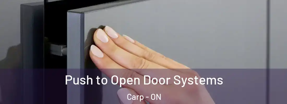  Push to Open Door Systems Carp - ON