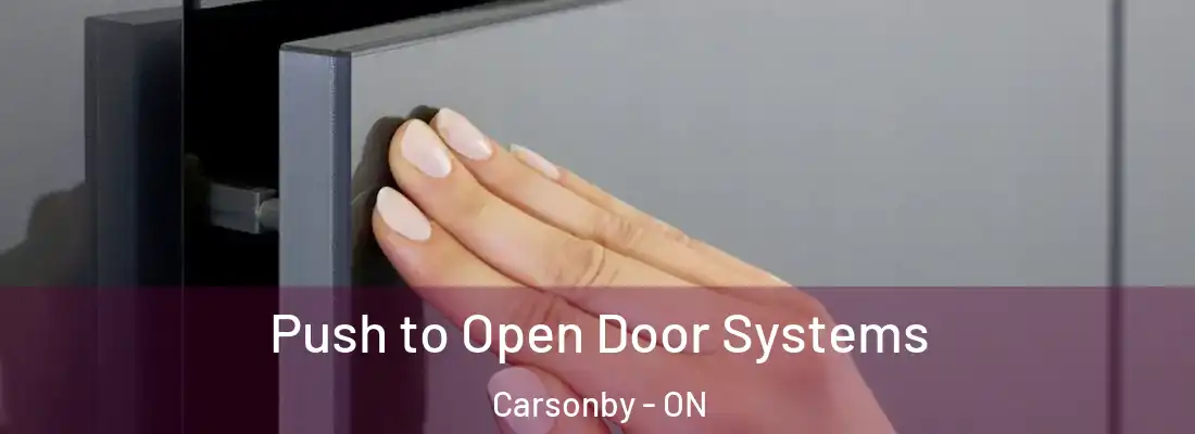  Push to Open Door Systems Carsonby - ON