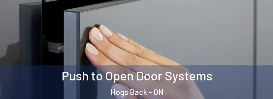  Push to Open Door Systems Hogs Back - ON