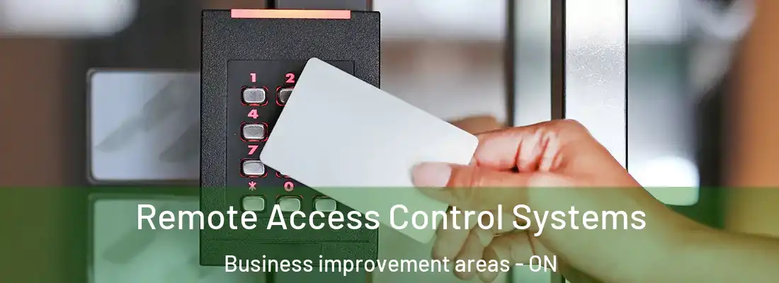  Remote Access Control Systems Business improvement areas - ON