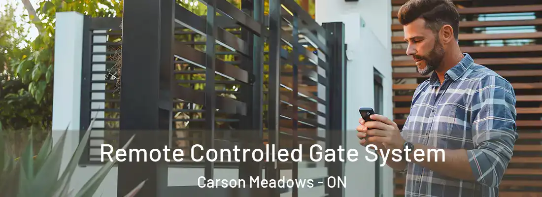  Remote Controlled Gate System Carson Meadows - ON