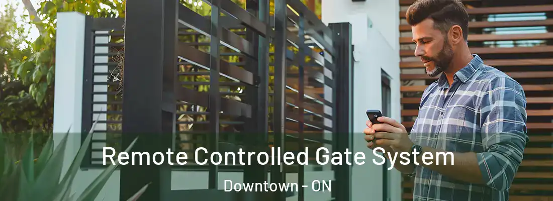  Remote Controlled Gate System Downtown - ON