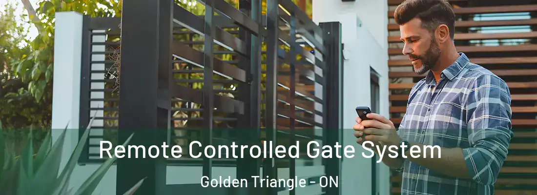  Remote Controlled Gate System Golden Triangle - ON