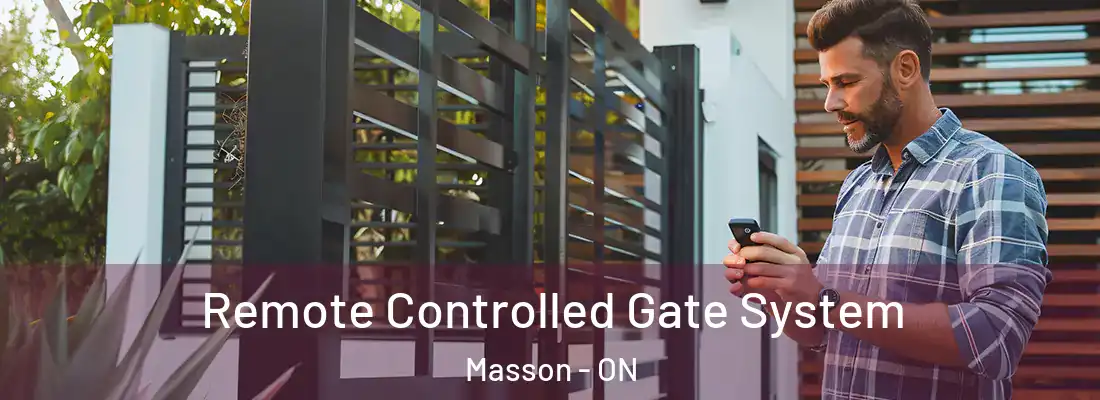  Remote Controlled Gate System Masson - ON