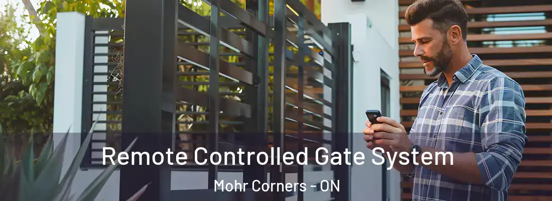  Remote Controlled Gate System Mohr Corners - ON