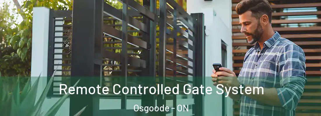  Remote Controlled Gate System Osgoode - ON