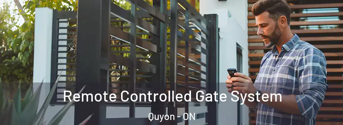  Remote Controlled Gate System Quyon - ON