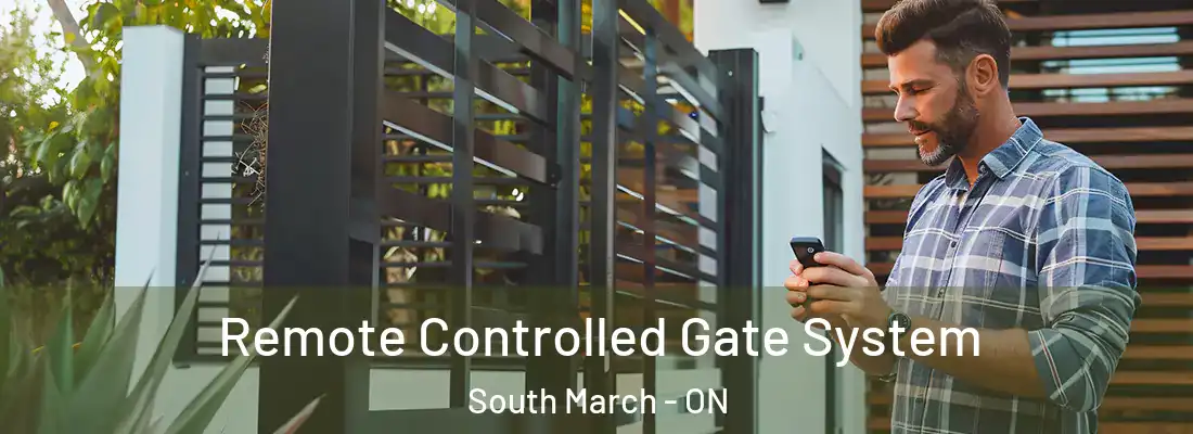  Remote Controlled Gate System South March - ON