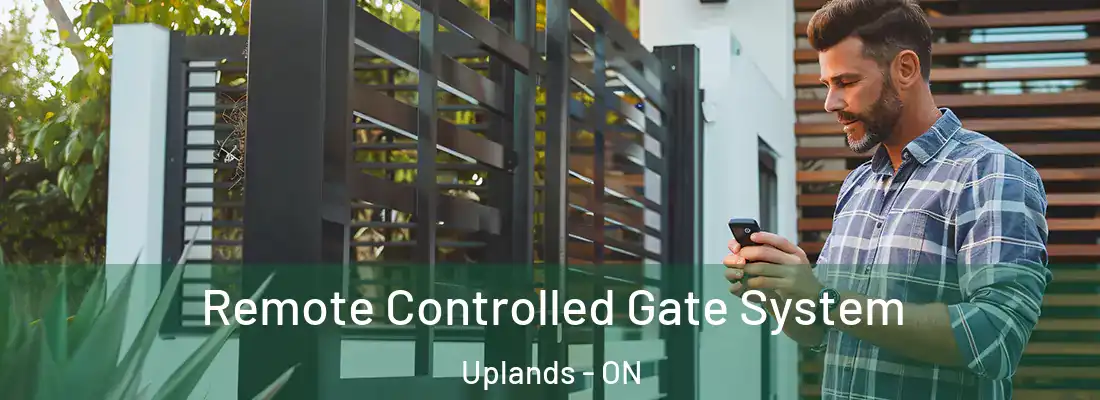 Remote Controlled Gate System Uplands - ON