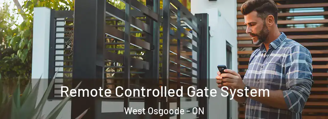 Remote Controlled Gate System West Osgoode - ON