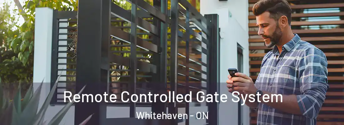  Remote Controlled Gate System Whitehaven - ON