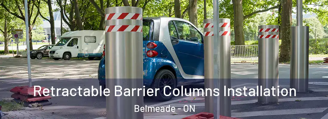  Retractable Barrier Columns Installation Belmeade - ON