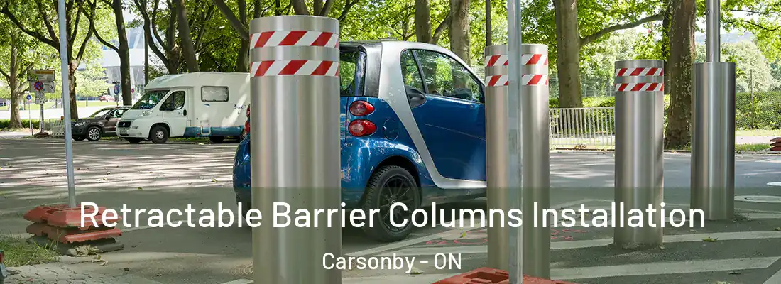  Retractable Barrier Columns Installation Carsonby - ON