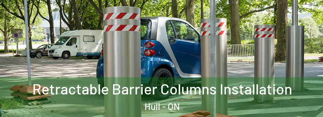  Retractable Barrier Columns Installation Hull - ON