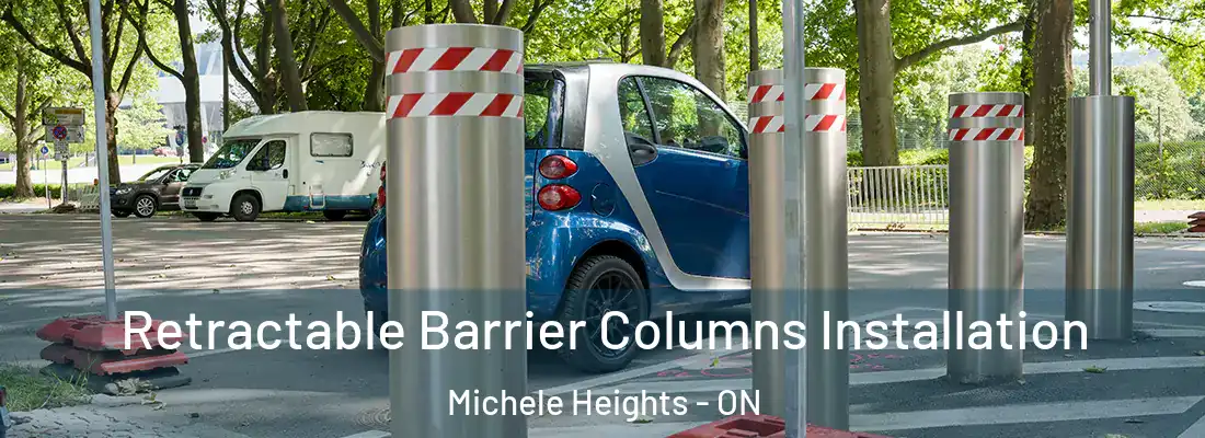  Retractable Barrier Columns Installation Michele Heights - ON