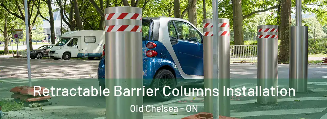  Retractable Barrier Columns Installation Old Chelsea - ON