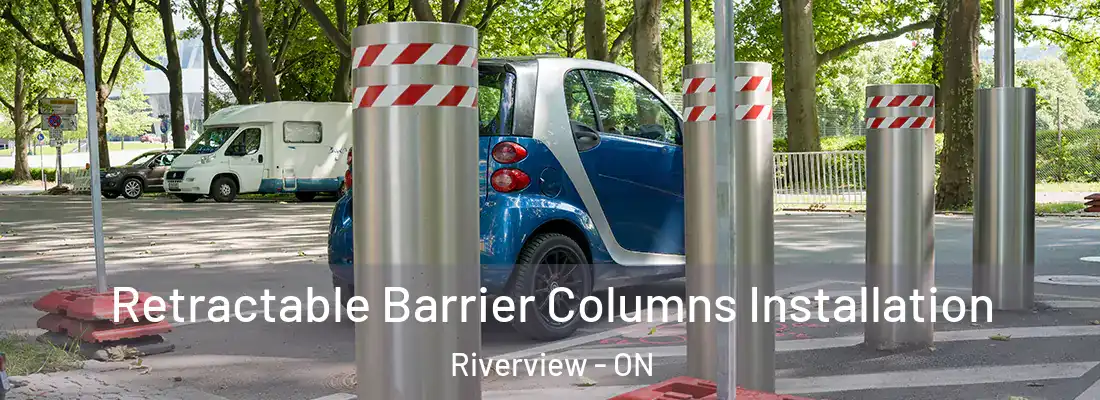  Retractable Barrier Columns Installation Riverview - ON