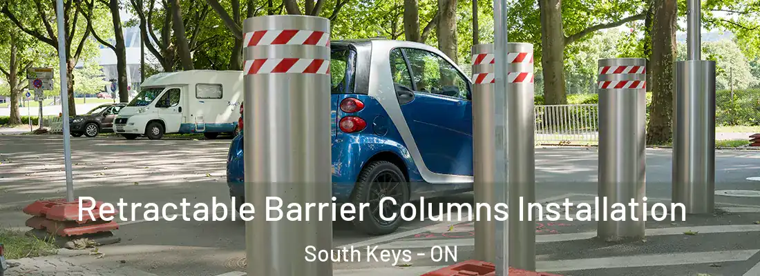  Retractable Barrier Columns Installation South Keys - ON