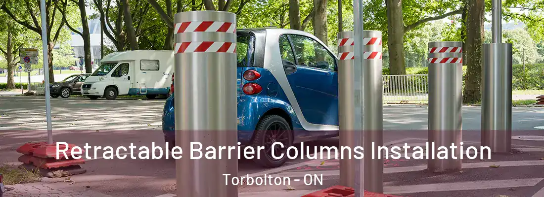  Retractable Barrier Columns Installation Torbolton - ON