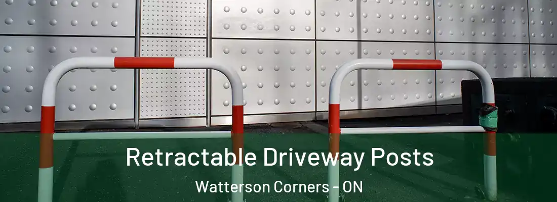  Retractable Driveway Posts Watterson Corners - ON