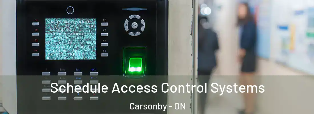 Schedule Access Control Systems Carsonby - ON