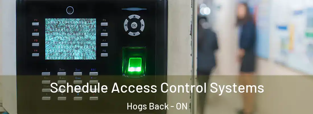  Schedule Access Control Systems Hogs Back - ON