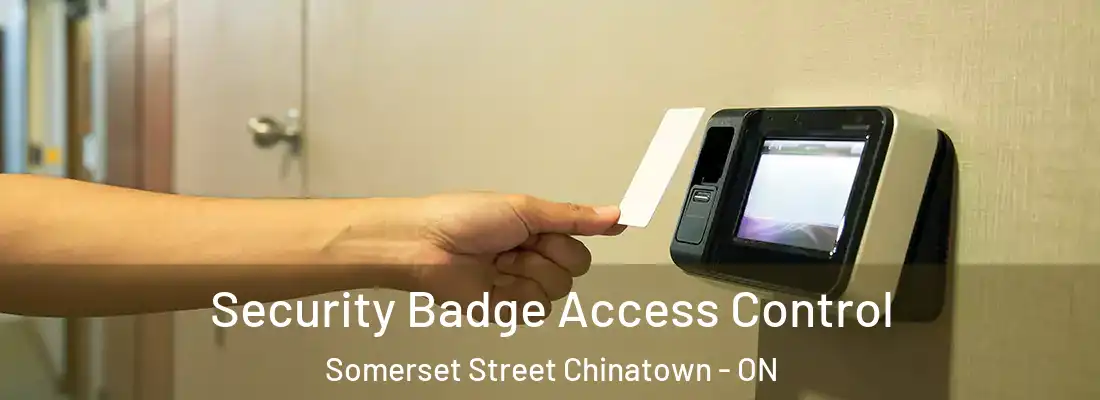  Security Badge Access Control Somerset Street Chinatown - ON