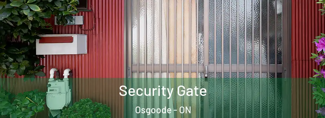  Security Gate Osgoode - ON