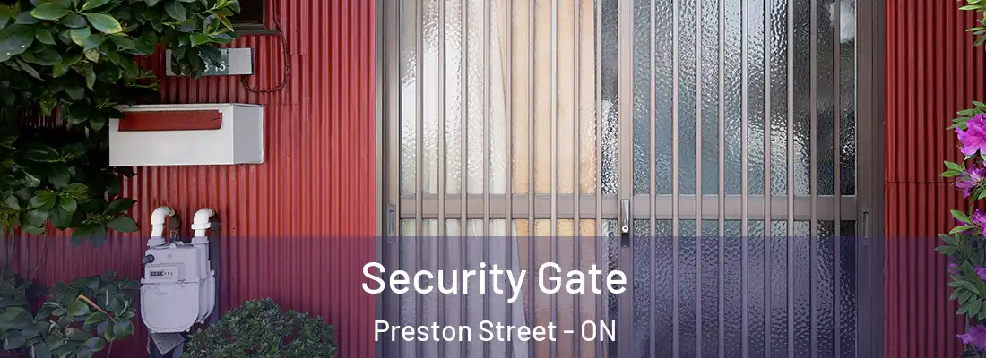  Security Gate Preston Street - ON