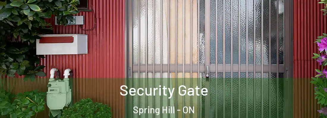  Security Gate Spring Hill - ON